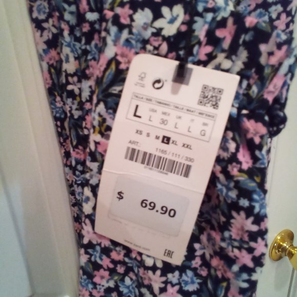 Zara Floral Jumpsuit - Blue and Pink - Picture 6 of 6
